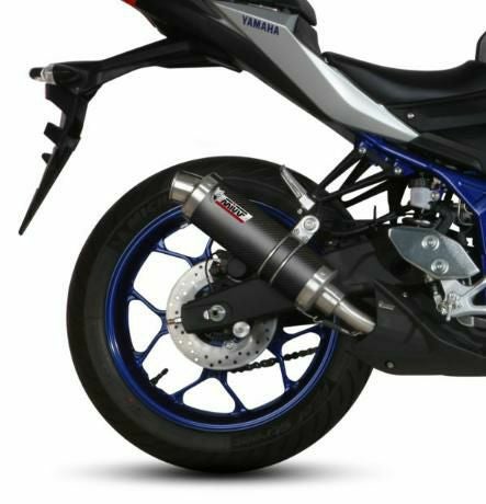 MIVV フルシステムマフラー MK3 カーボン YAMAHA MT-03 / YZF-R25 / YZF-R3