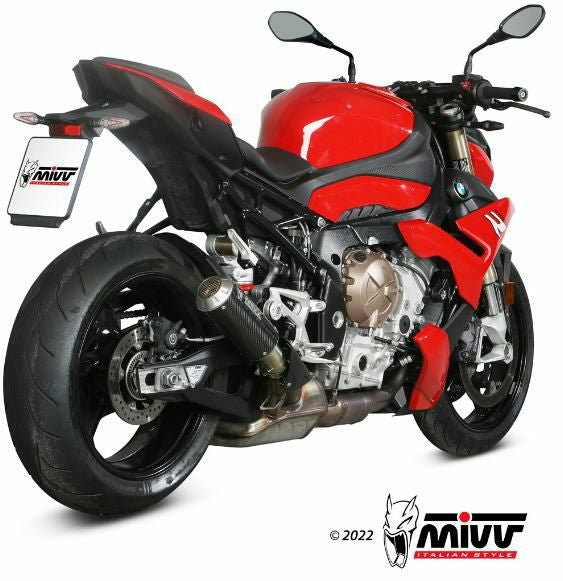 MIVV スリップオンマフラー MK3 カーボン BMW S1000R (2021-2024)