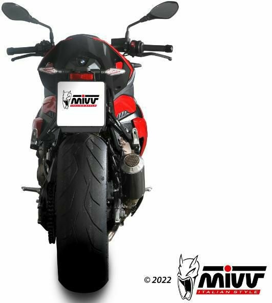 MIVV スリップオンマフラー MK3 カーボン BMW S1000R (2021-2024)