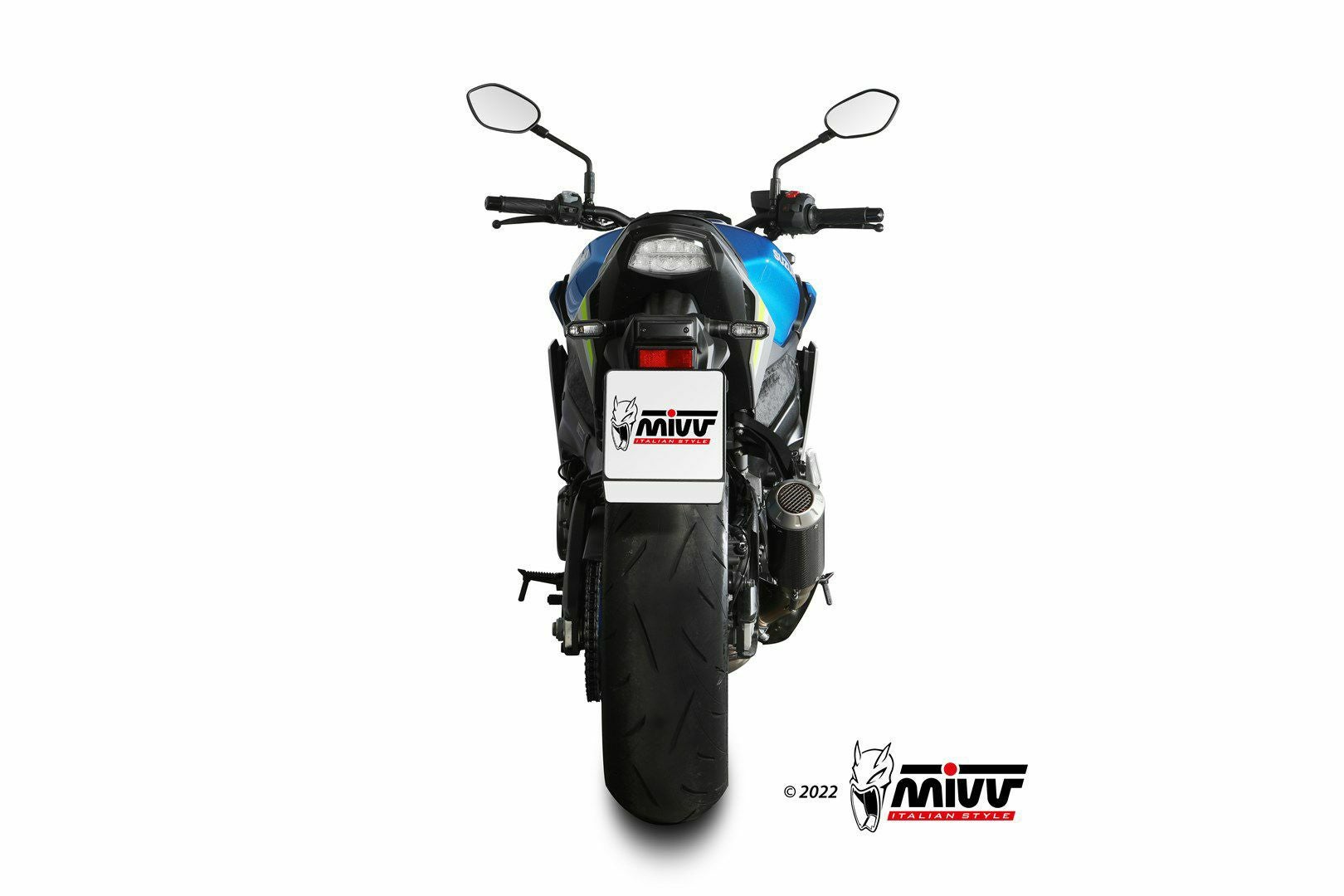 MIVV スリップオンマフラー MK3 カーボン SUZUKI GSX-S1000 (2021-2024