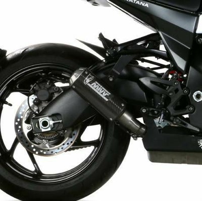 MIVV スリップオンマフラー SUONO ブラックステンレス SUZUKI カタナ (19-24) | S.056.L9 MIVV ミヴ GP スリップオンマフラー Color：CARBON WITH CARBON CAP GSX-R 1000 SUZUKI スズキ マフラー