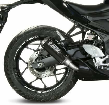 MIVV スリップオンマフラー MK3 カーボン YAMAHA MT-03 (2016-2024)