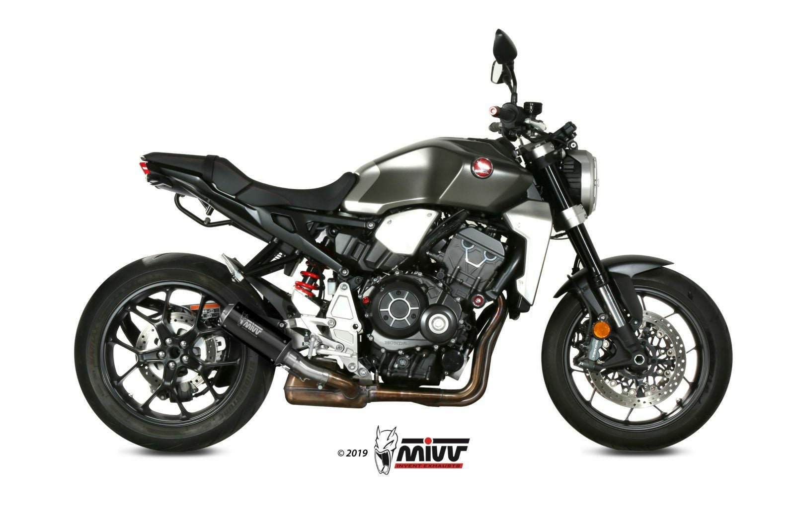 MIVV スリップオンマフラー MK3 ブラックステンレス HONDA CB1000R(18