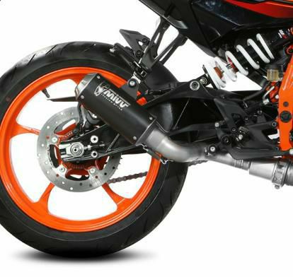 MIVV スリップオンマフラー MK3 ブラックステンレス KTM 390 DUKE