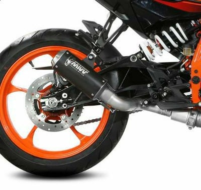 MIVV スリップオンマフラー MK3 ブラックステンレス KTM 390 DUKE 