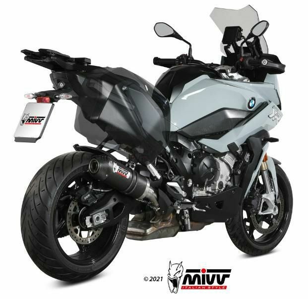 MIVV スリップオンマフラー OVAL カーボン/カーボンキャップ BMW
