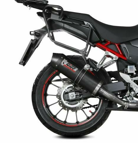 MIVV スリップオンマフラー OVAL カーボン/カーボンキャップ HONDA