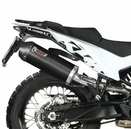 KTM390アドベンチャー　MIVV カーボンファイバー スリップオンマフラー MIVV スリップオンマフラー OVAL カーボン/カーボンキャップ KTM 790