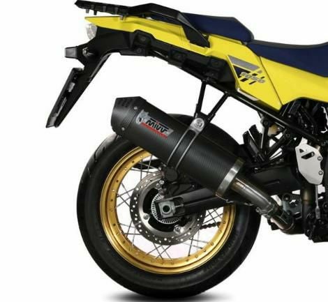 MIVV スリップオンマフラー OVAL カーボン/カーボンキャップ SUZUKI V