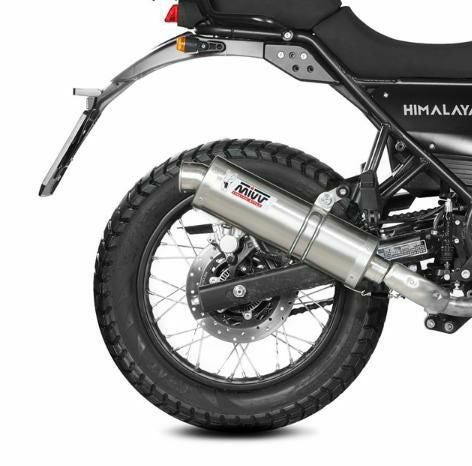 MIVV スリップオンマフラー OVAL ステンレス ROYAL ENFIELD スクラム