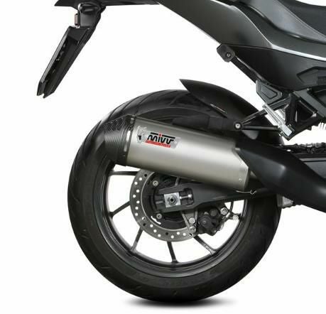 MIVV スリップオンマフラー OVAL チタン/カーボンキャップ HONDA