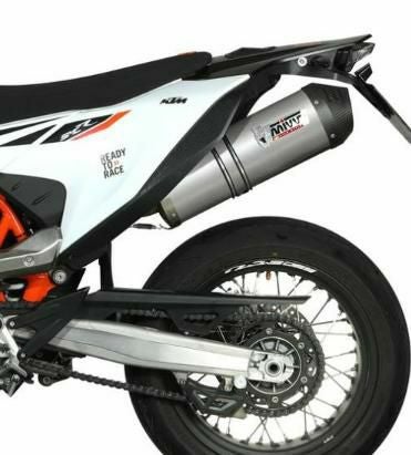 MIVV スリップオンマフラー OVAL カーボン/カーボンキャップ KTM 390