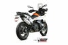 MIVV スリップオンマフラー OVAL チタン/カーボンキャップ KTM 790/890アドベンチャー / 890 SMT | KT.021.LNC_2