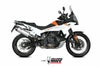 MIVV スリップオンマフラー OVAL チタン/カーボンキャップ KTM 790/890アドベンチャー / 890 SMT | KT.021.LNC_3