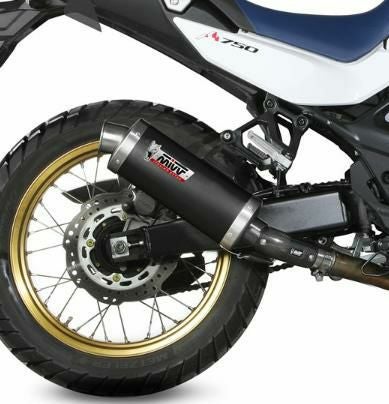 MIVV スリップオンマフラー OVAL ステンレス HONDA トランザルプ750