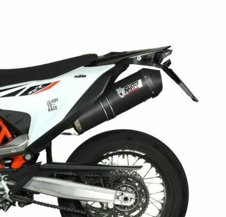 MIVV スリップオンマフラー OVAL チタン/カーボンキャップ KTM 690