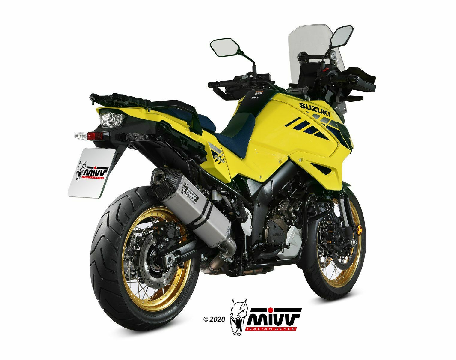 MIVV スリップオンマフラー SPEED EDGE ステンレス SUZUKI Vストローム