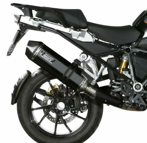 MIVV スリップオンマフラー SPEED EDGE ブラックステンレス BMW