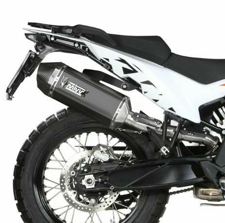 MIVV スリップオンマフラー SPEED EDGE ブラックステンレス KTM 790/890アドベンチャー / 890 SMT | KT.021.LRB_1