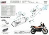 MIVV スリップオンマフラー SPEED EDGE ブラックステンレス KTM 790/890アドベンチャー / 890 SMT | KT.021.LRB_10