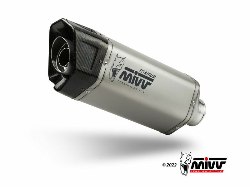 MIVV スリップオンマフラー SR-1 チタン TRIUMPH スピードトリプル 