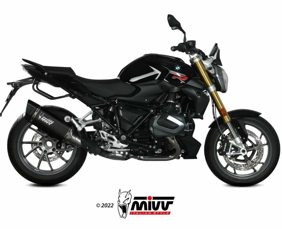 MIVV スリップオンマフラー SR-1 ブラックチタン BMW R1250R/RS (2021