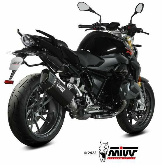 MIVV スリップオンマフラー SR-1 ブラックチタン BMW R1250R/RS (2021