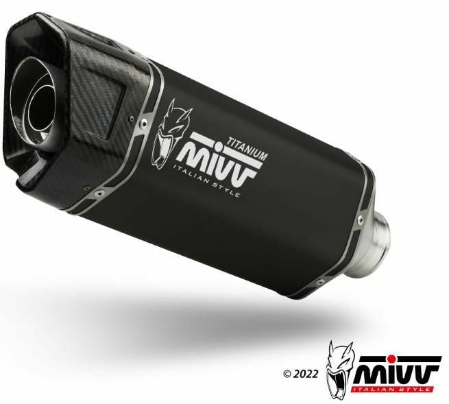 MIVV スリップオンマフラー SR-1 ブラックチタン BMW R1250R/RS (2021