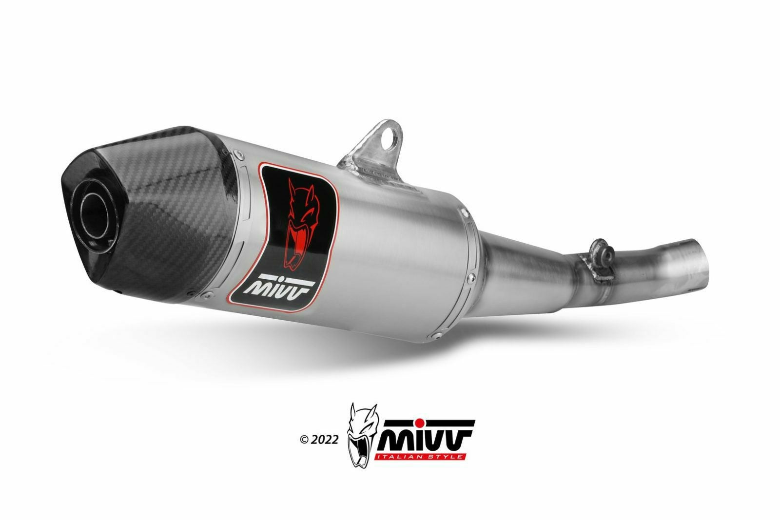 MIVV スリップオンマフラー STR-1 ステンレス HONDA CRF450R (2021-2024)