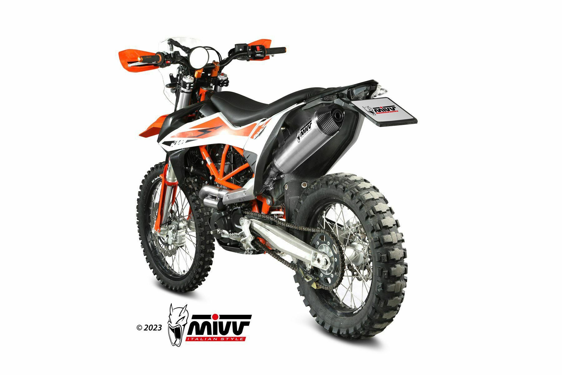 MIVV スリップオンマフラー STR-1 ステンレス KTM 690エンデューロR