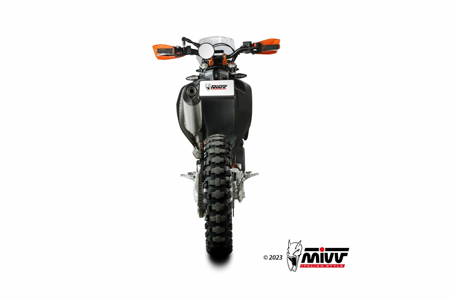 MIVV スリップオンマフラー STR-1 ステンレス KTM 690エンデューロR