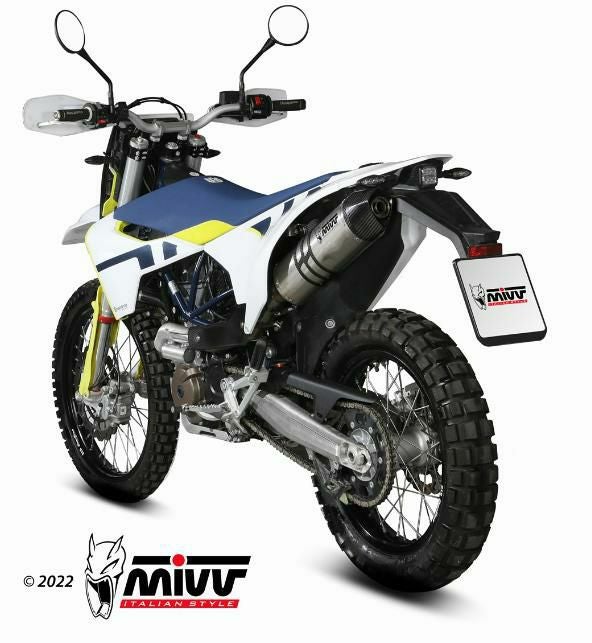 MIVV スリップオンマフラー STR-1 チタン ハスクバーナ 701