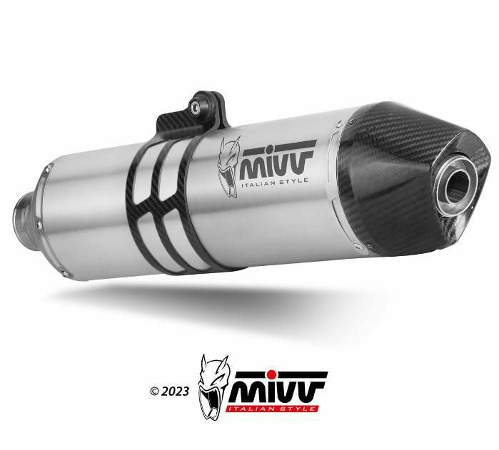 MIVV スリップオンマフラー STR-1 チタン ハスクバーナ 701