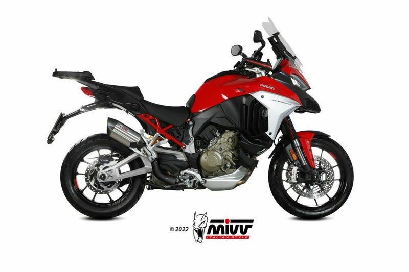 MIVV スリップオンマフラー SUONO ステンレス DUCATI ムルティ 