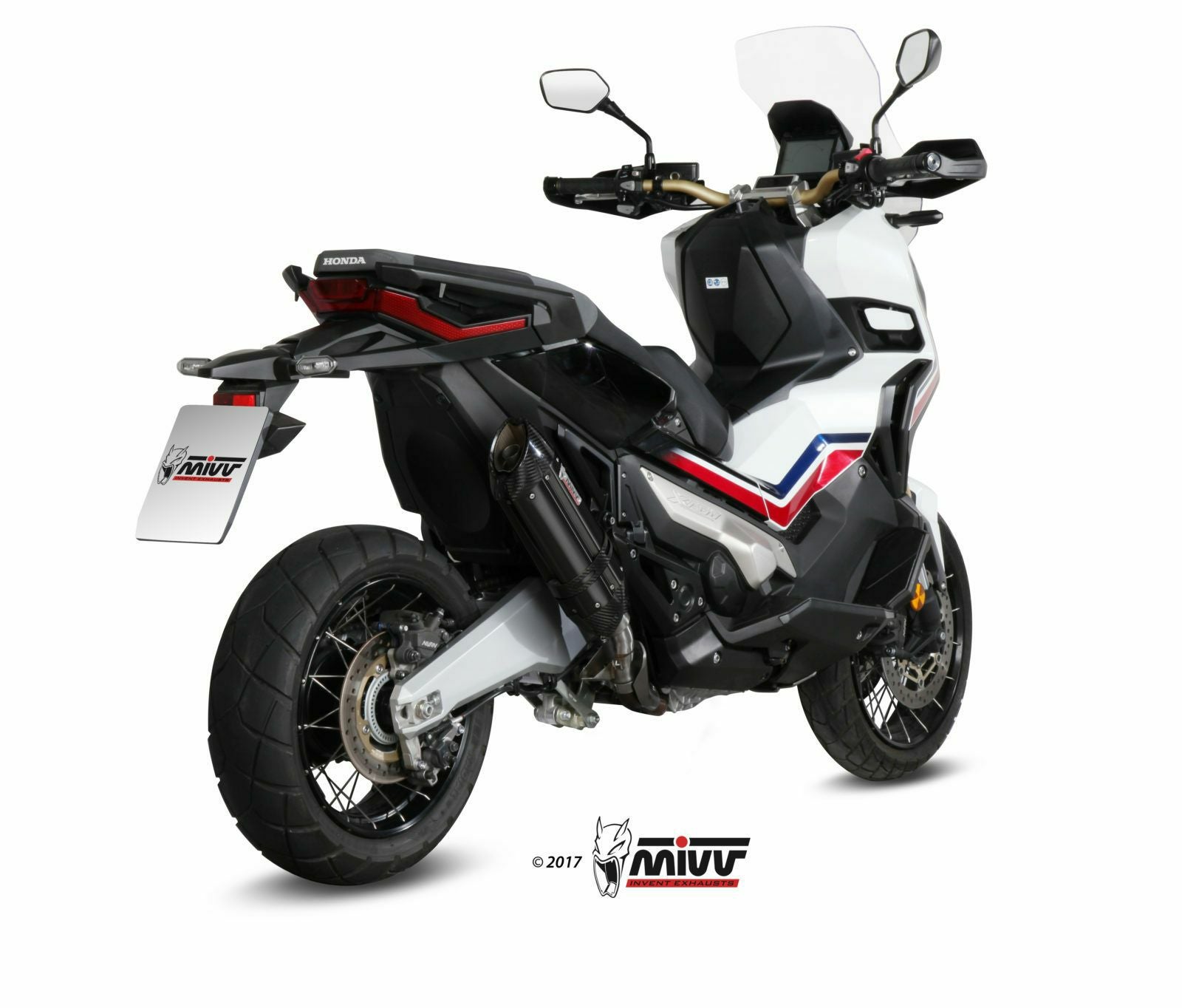 MIVV スリップオンマフラー SUONO ブラックステンレス HONDA X-ADV750