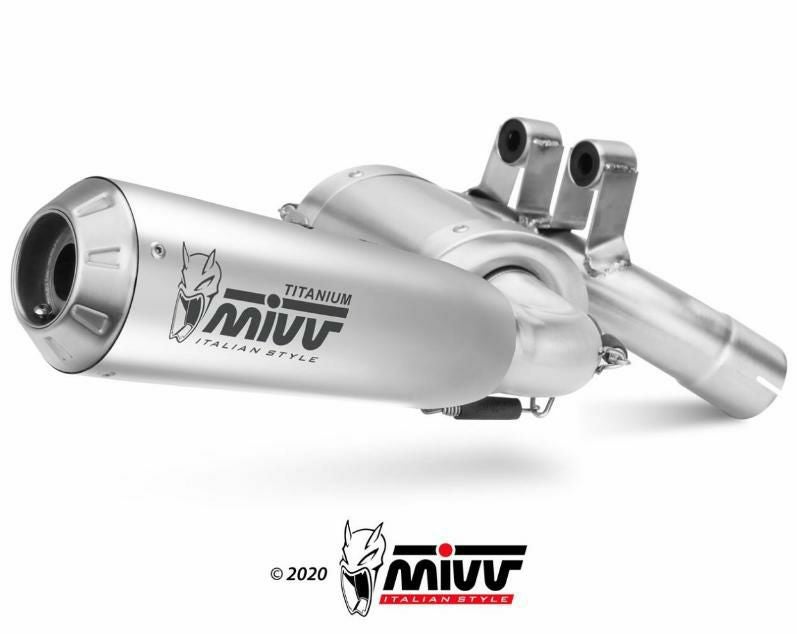MIVV スリップオンマフラー X-M1 チタン BMW F900R (2020-2024)