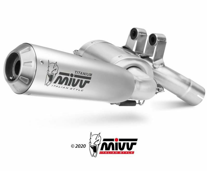 MIVV スリップオンマフラー X-M1 チタン BMW F900XR (2020-2024)