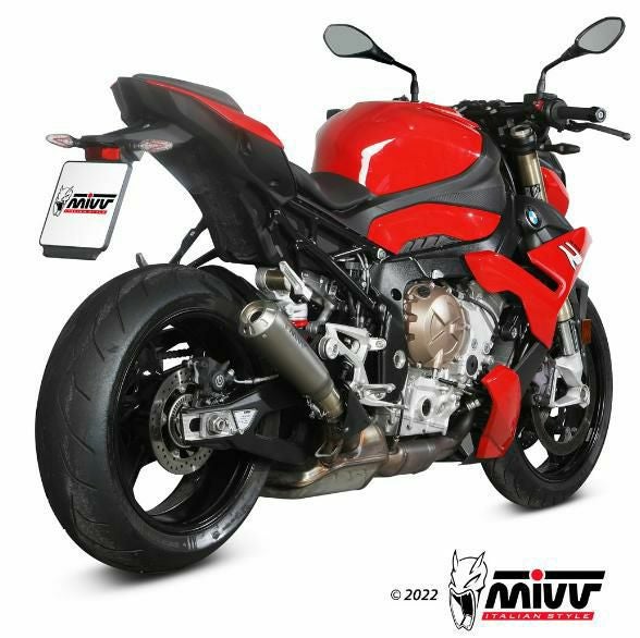 MIVV スリップオンマフラー X-M1 チタン BMW S1000R (2021-2024)