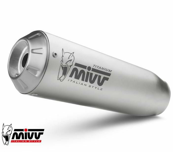 MIVV スリップオンマフラー X-M1 チタン BMW S1000R (2021-2024)
