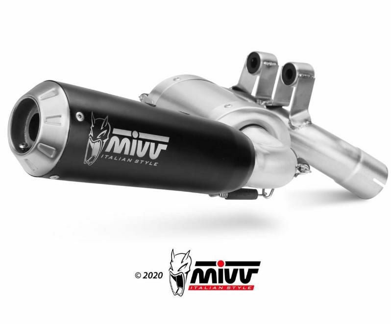 MIVV スリップオンマフラー X-M1 ブラックステンレス BMW F900XR (2020