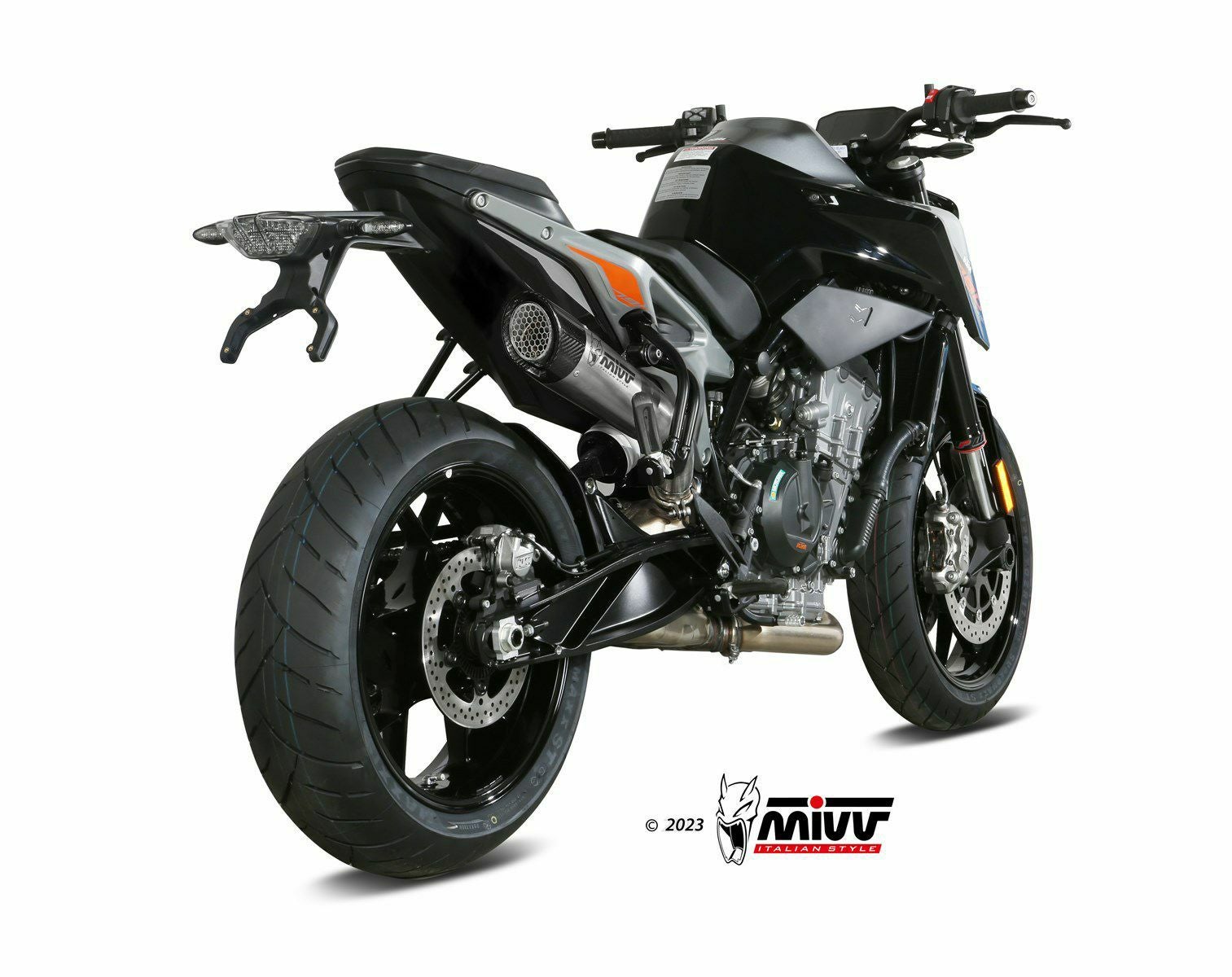 MIVV スリップオンマフラー X-M5 チタン KTM 790 DUKE / 890 DUKE | KT