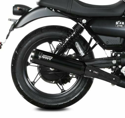 MIVV スリップオンマフラー(左右セット) HR-1 ブラックステンレス