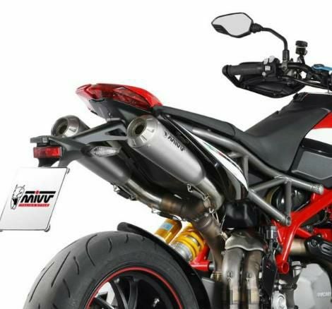 MIVV スリップオンマフラー(左右セット) X-M1 チタン DUCATI ハイパー