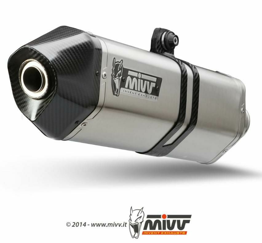 MIVV フルシステムマフラー 2x1 SPEED EDGE ステンレス SUZUKI DL V