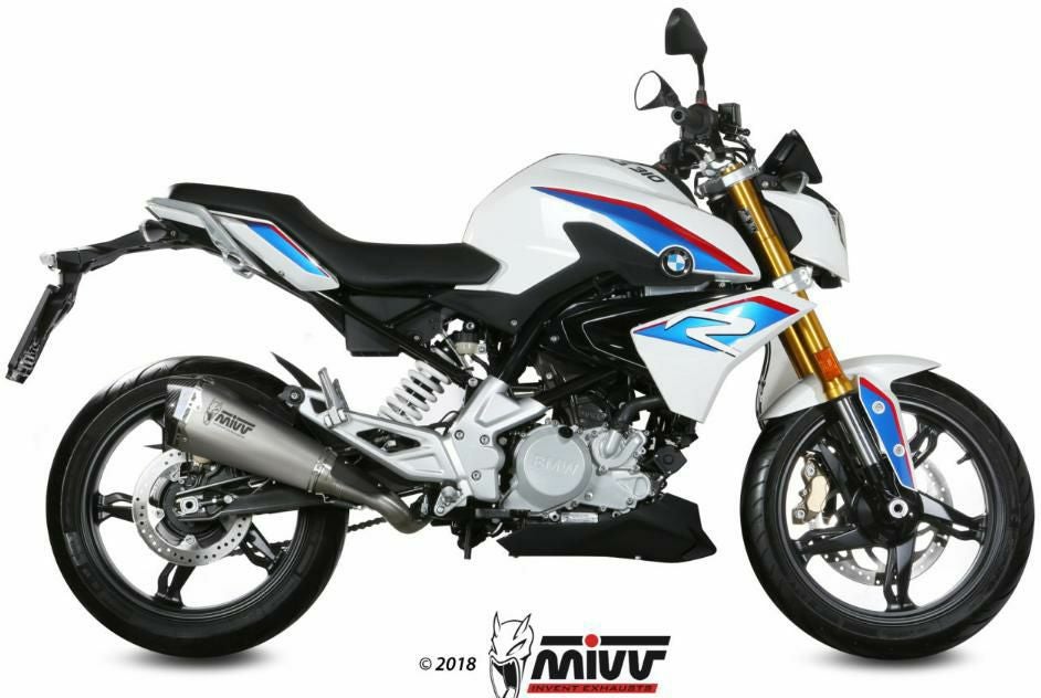 MIVV フルシステムマフラー DELTA RACE ステンレス BMW G310R (2018-2024)