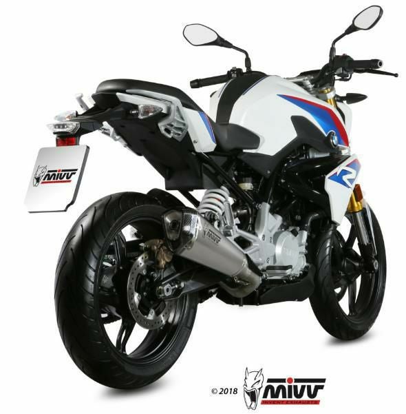 MIVV フルシステムマフラー DELTA RACE ステンレス BMW G310R (2018-2024)