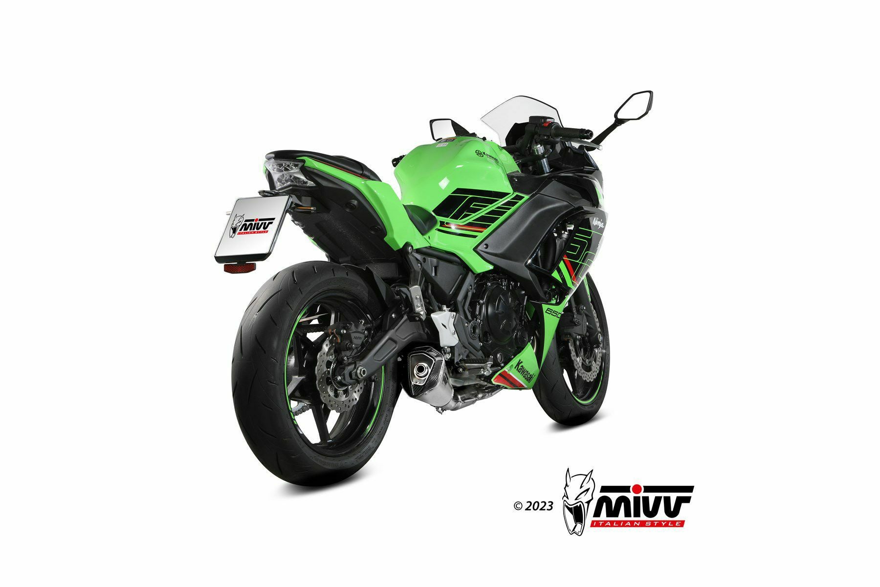 MIVV フルシステムマフラー DELTA RACE ステンレス KAWASAKI NINJA650