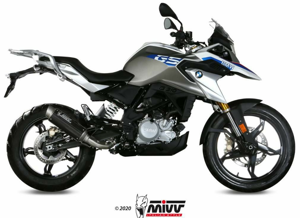 MIVV フルシステムマフラー GP PRO カーボン BMW G310GS (2017-2024)