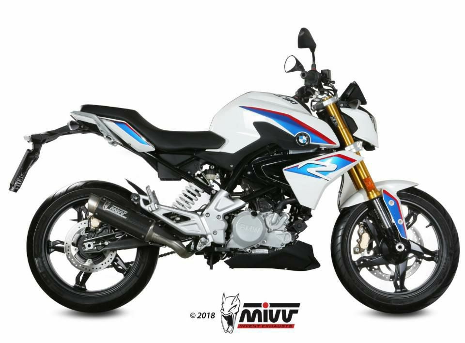 MIVV フルシステムマフラー GP PRO カーボン BMW G310R (2018-2024)