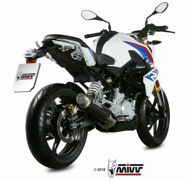 MIVV フルシステムマフラー GP PRO カーボン BMW G310R (2018-2024)